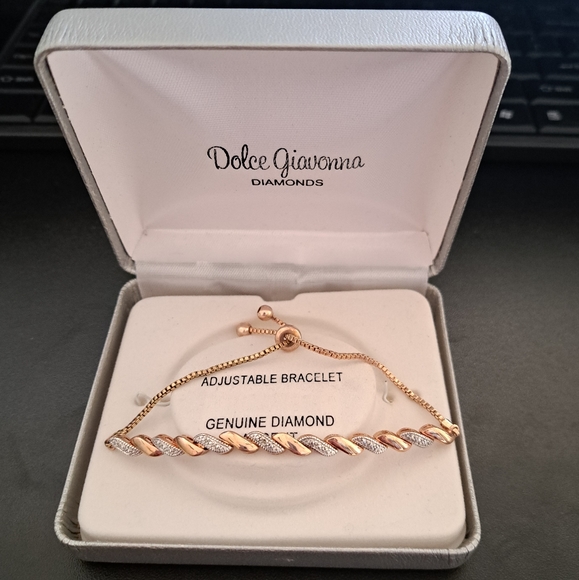 Diamond Accent Bolo Bracelet - Picture 4 of 7